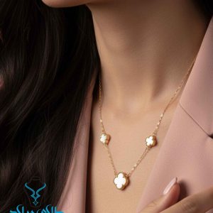 خرید گردنبند طلا ونکلیف کد24 از طلای میلاد