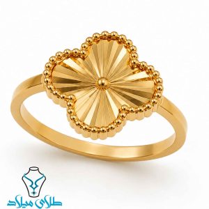 خرید انگشتر طلا ونکلیف کد17 از سایت میلادزر