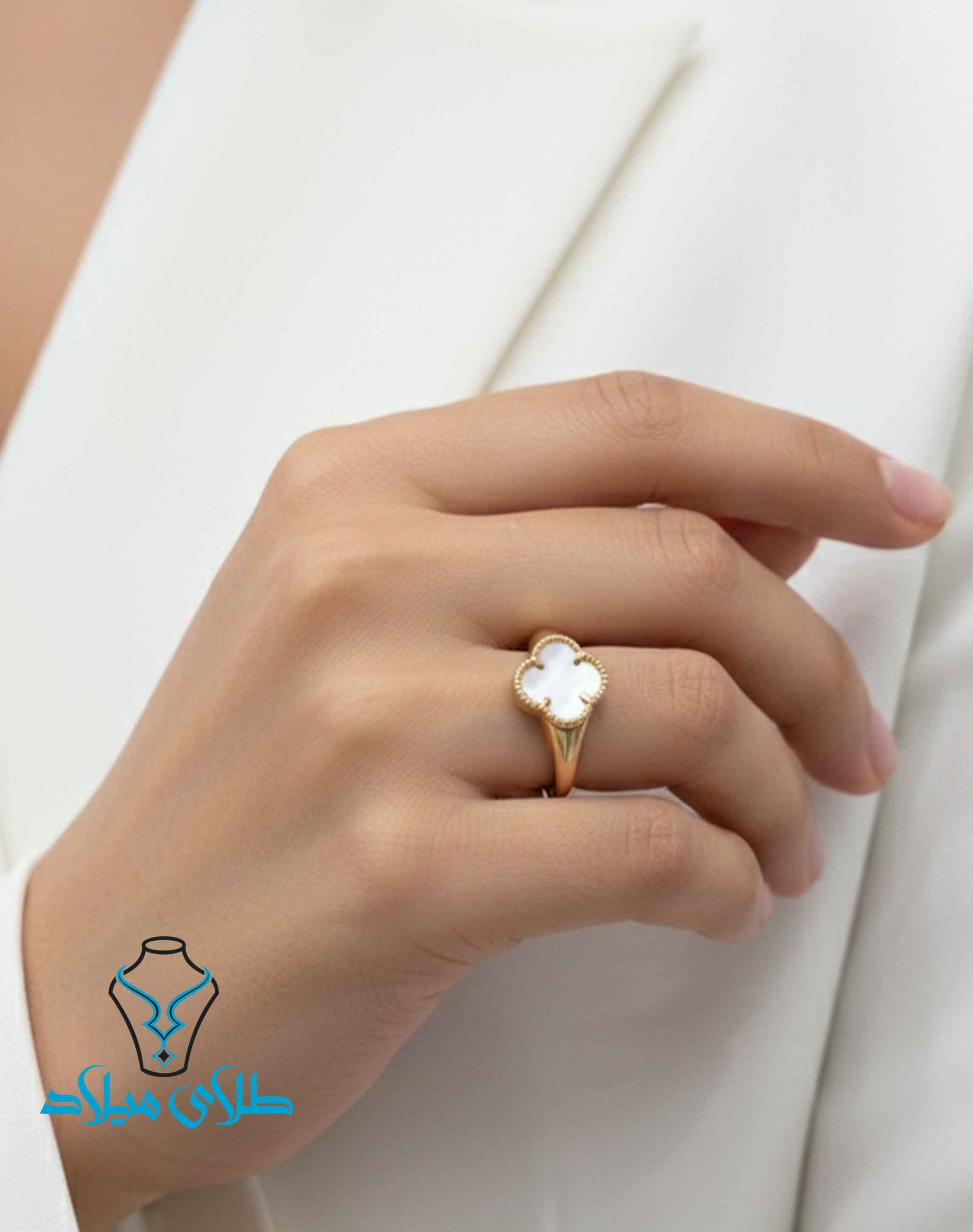 خرید انگشتر طلا ونکلیف کد16 از میلادزر