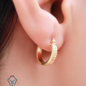 خرید گوشواره حلقه‌ای ورساچ کد55