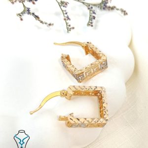 خرید گوشواره حلقه‌ای ورساچ کد53
