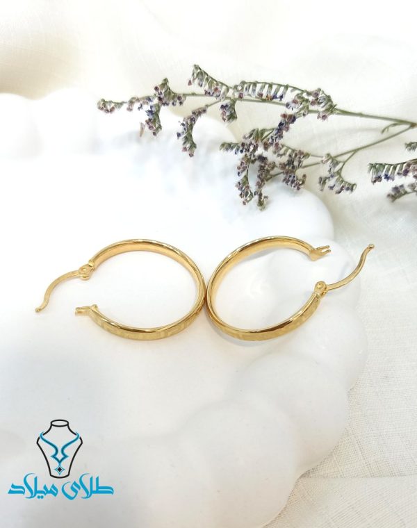 گوشواره حلقه‌ای ورساچ کد54 زیبا
