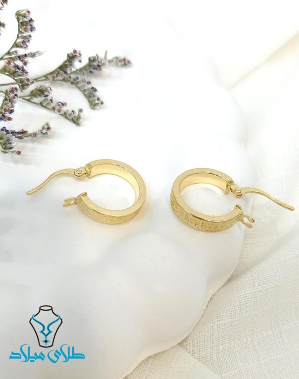 گوشواره حلقه‌ای ورساچ کد55 زیبا