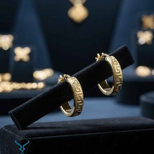 گوشواره حلقه‌ای ورساچ کد62