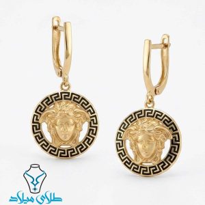خرید گوشواره آویز ورساچ طلا کد12