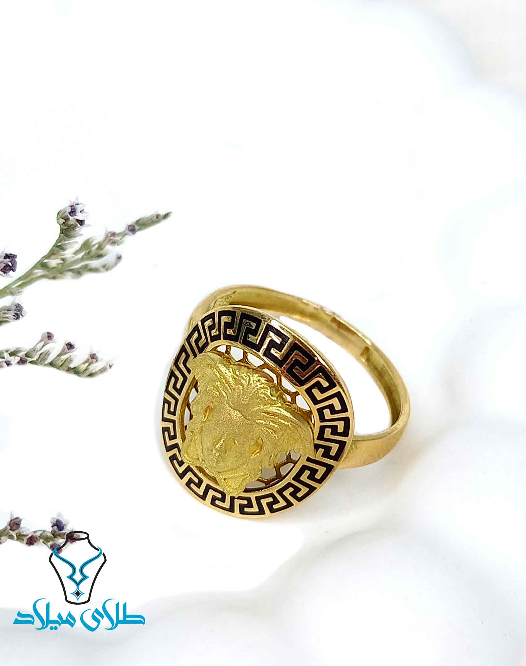 انگشتر طلا ورساچ کد22 گالری طلای میلاد