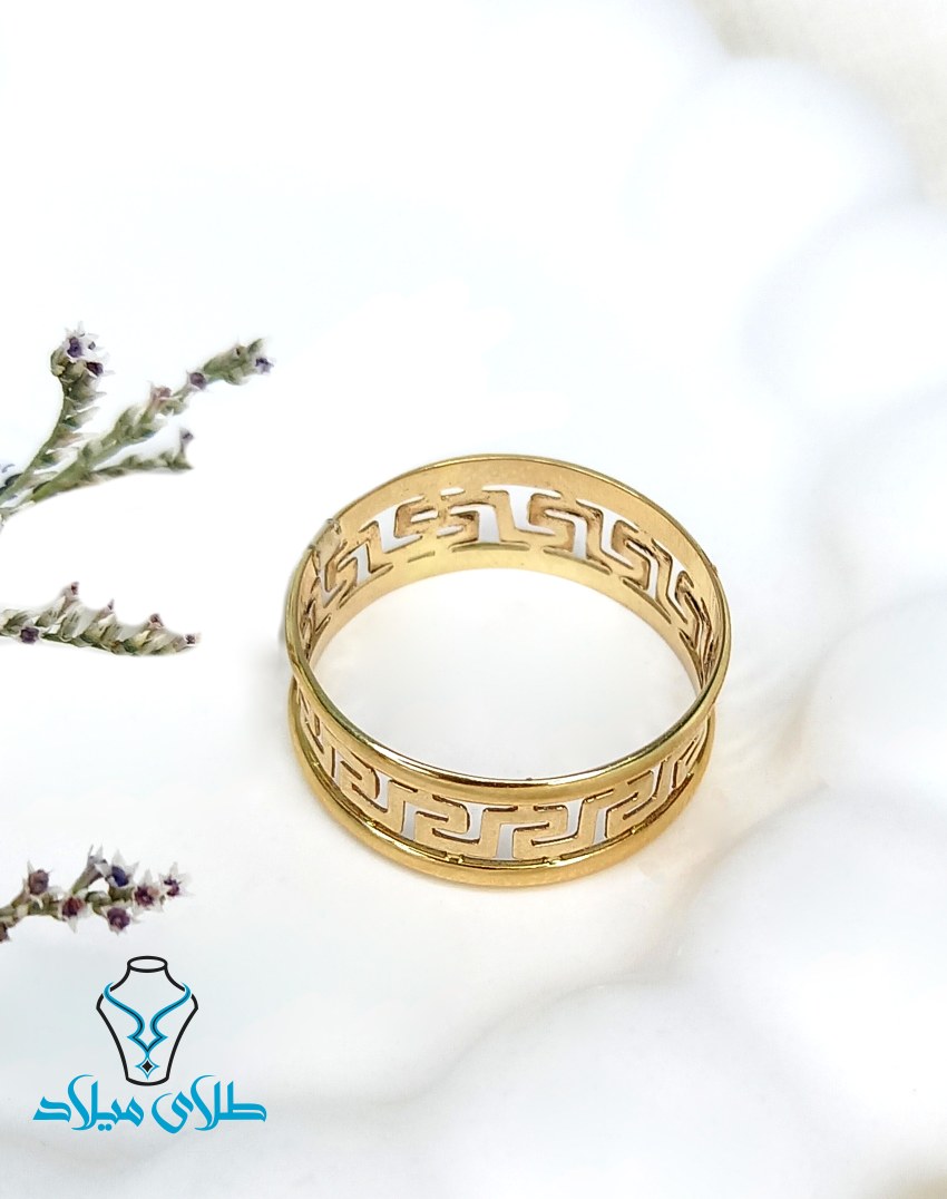 انگشتر طلا ورساچ کد20 میلادزر