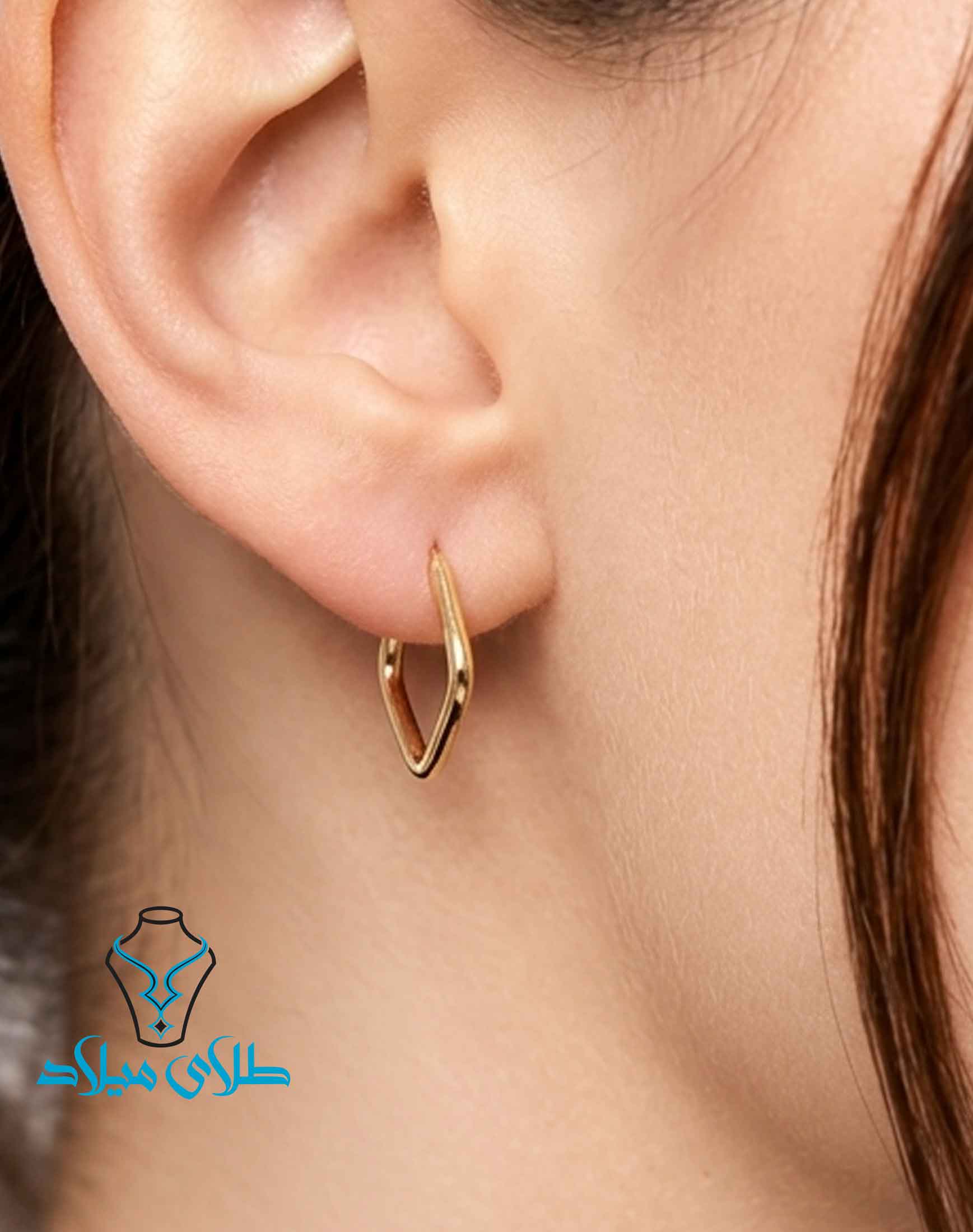 گوشواره مربعی